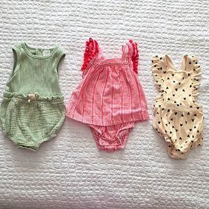 Baby Girl Romper Bundle